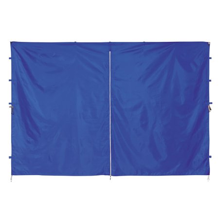 SHAX BY ERGODYNE Blue Pop-Up Tent Sidewall Zipper - 10ft x 10ft 6096